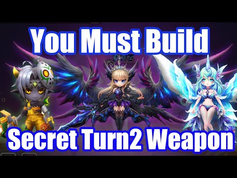 You Must Build, Introduction of Secret Turn2 Weapons(Mephisto, Camilla, Amelia)【Summoners War RTA】