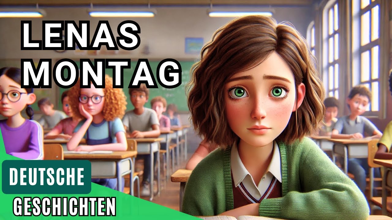 Learn German Through Listening: Lena's Unforgettable Monday | German Stories & Dialogues