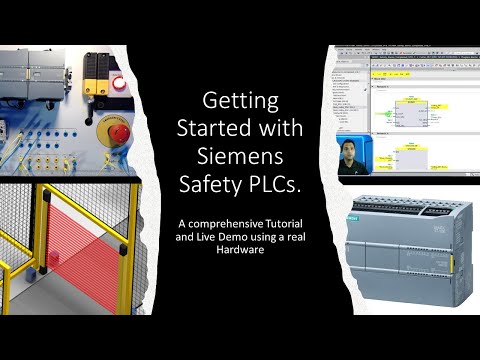 15- Getting started with Siemens Safety PLCs. Learn through a real-life example & physical hardware