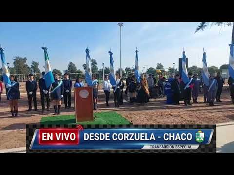 ACTO CENTRAL DE LOS 105 AÑOS DE  CORZUELA CHACO