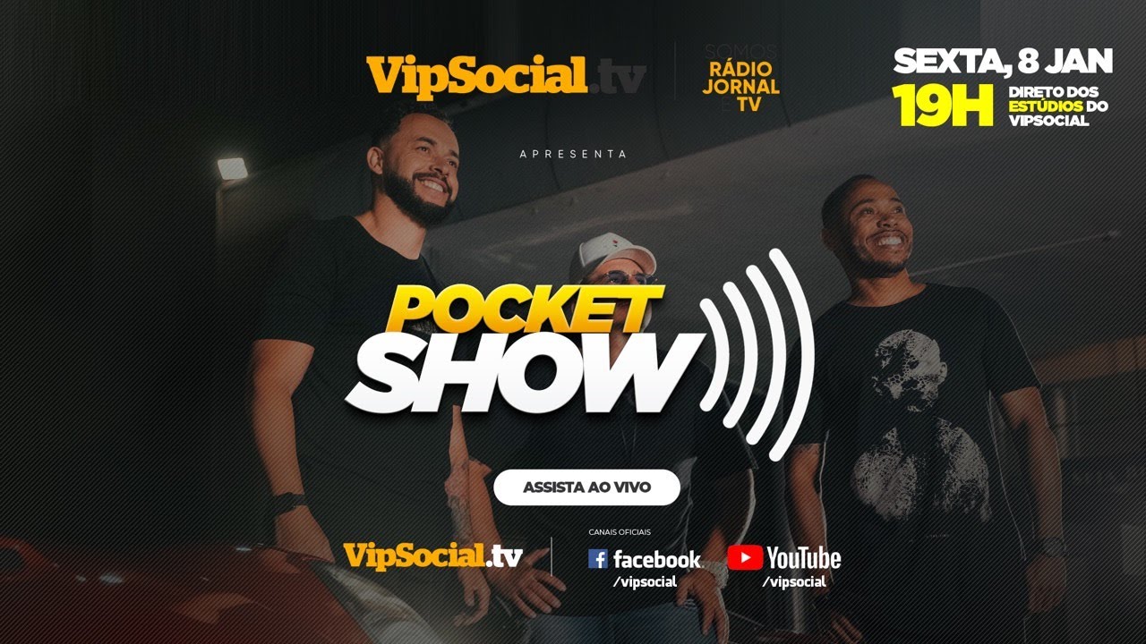 Primeiro #Pocket Show de 2021 é comandado por Destak do Samba e muito pagode