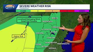 Video: Downpours, small hail possible