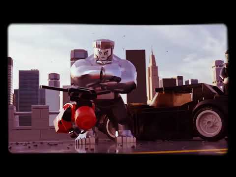 LEGO Deadpool vs Metal Colossus | Deadpool breaks his bones!