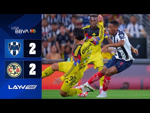 RESUMEN y GOLES: Monterrey 2 - 2 América | Liga Mx - J9 AP 2025 | Layvtime
