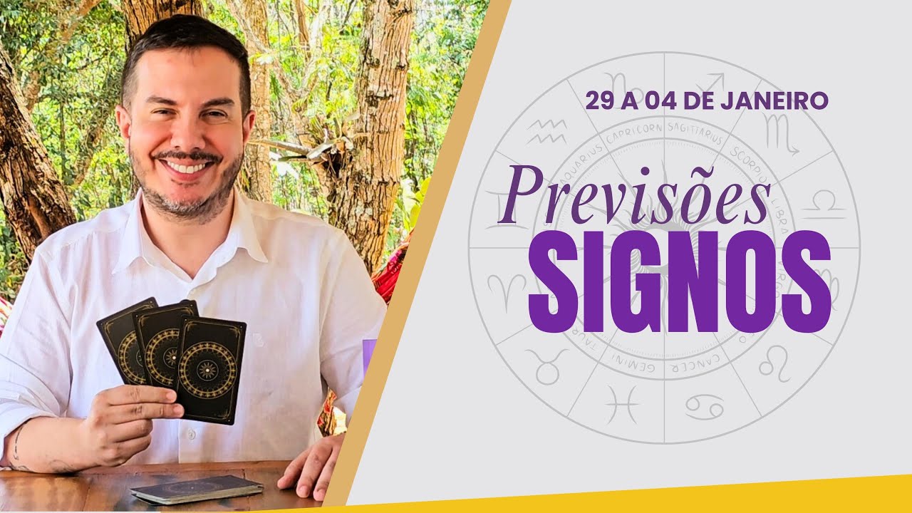 PREVISÕES DOS SIGNOS  - 29 a 4  de JANEIRO 2025 | André Mantovanni