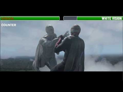 Vision vs White Vision With Healthbars