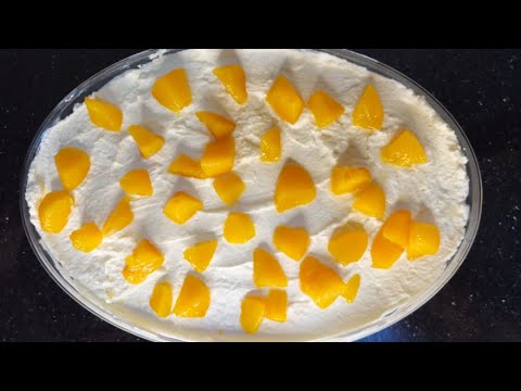 Irresistible Peach Pavê Recipe | Delicious No-Bake Brazilian Dessert (Pavê de Pêssego)
