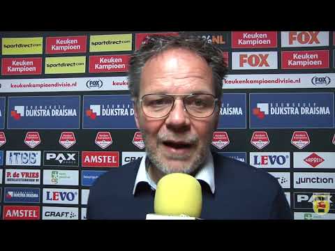Reactie Henk de Jong na afloop van SC Cambuur - Roda JC (2-0)