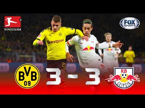Borussia Dortmund - RB Leipzig [3-3] | GOLES | Jornada 16 | Bundesliga