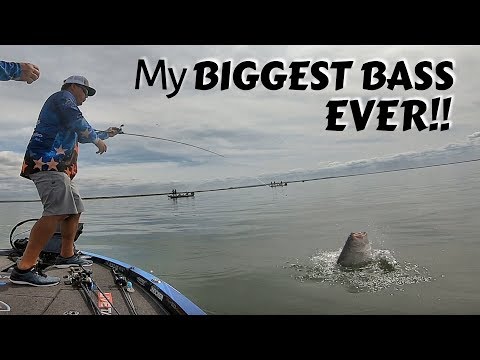 My Biggest Bass Ever!! - I Broke My Record!