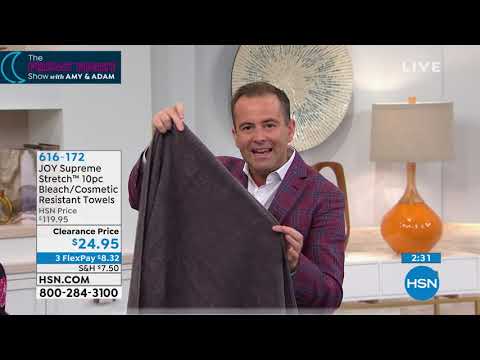 JOY Supreme Stretch 10piece Bleach/CosmeticResistant Tow...