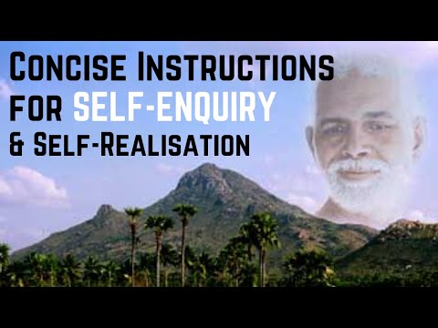 Concise Instructions for Self-Enquiry and Self-Realisation | Muruganar | Ramana Maharshi