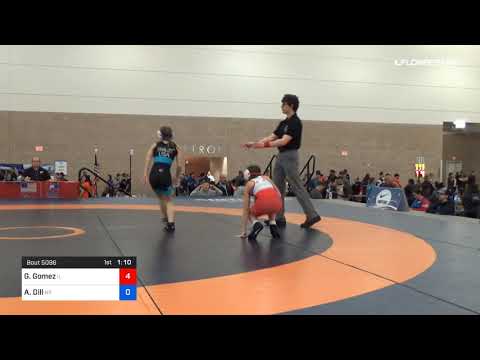 79 Lbs Semifinal Gabriella Gomez Team Illinois Vs Angie Dill Team New York