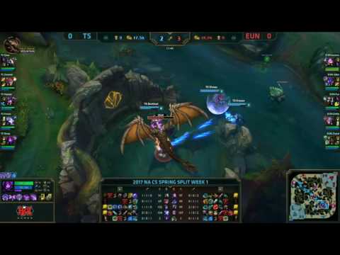 League Of Legends — Tempo Storm vs eUnited  NA CS 2017 Spring Game 1