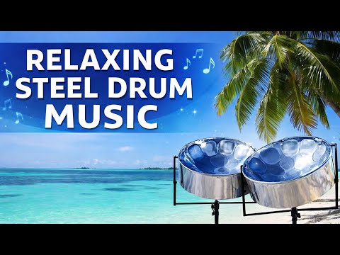 Relaxing Stress-Relieving Tropical Steel Drum Music 🌴 Caribbean Beach Meditation & Sleep