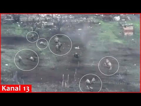 US weapons mow down Russian troops that seek to flee, crawling under shelling