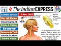 11 December 2023 Indian Express Newspaper Analysis | Daily Current Affairs | The Hindu Analysis