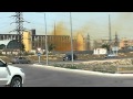 Житель Актау заснял на видео облако оранжевого дыма на ХГМЗ 
