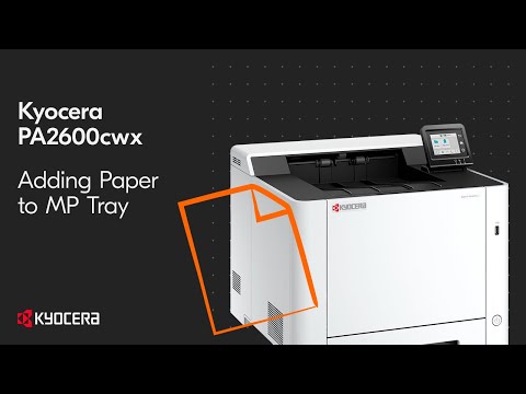 Kyocera PA2600cwx — загрузка бумаги в MP-лоток