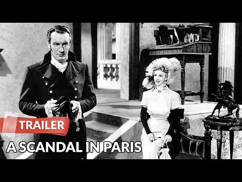 A Scandal in Paris (1946) Trailer HD | George Sanders | Signe Hasso