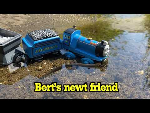 Thomas & Friends: Slow Motion Crash and B Roll 14 - Bert's Newt Friend