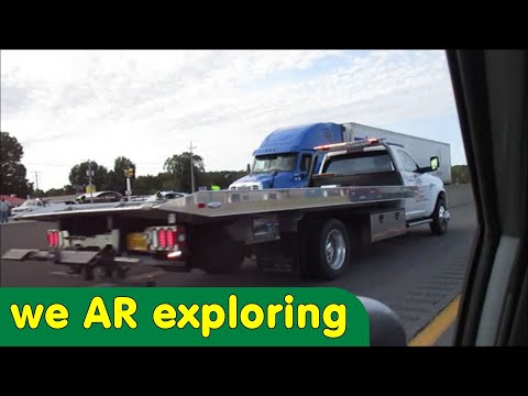 I-40 Big Rig Wreck 10/01/20 Mayflower AR