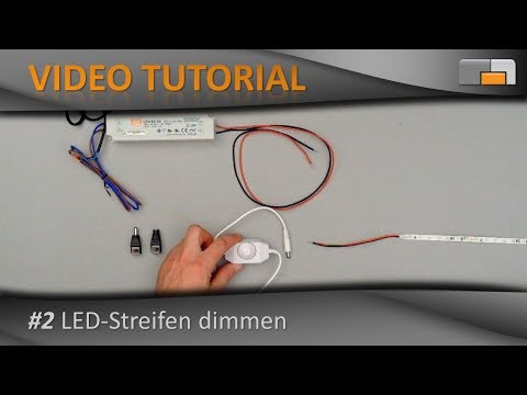 LED Anleitung - Teil 2: LED-Streifen dimmen - ganz einfach mit Inline-Dimmer