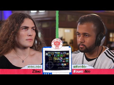 Full Bloom 2025 Losers Top 12 - Zamu vs Aklo - Super Smash Bros. Melee