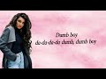 ENISA Dumb Boy Lyrics Official Lyric Video
