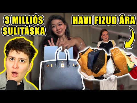 Vásárlásfüggő Gyerekek TÖBB MILLIÓS Designer ISKOLATÁSKÁVAL - Elmerogyasztó Sulikezdős Haul-ok