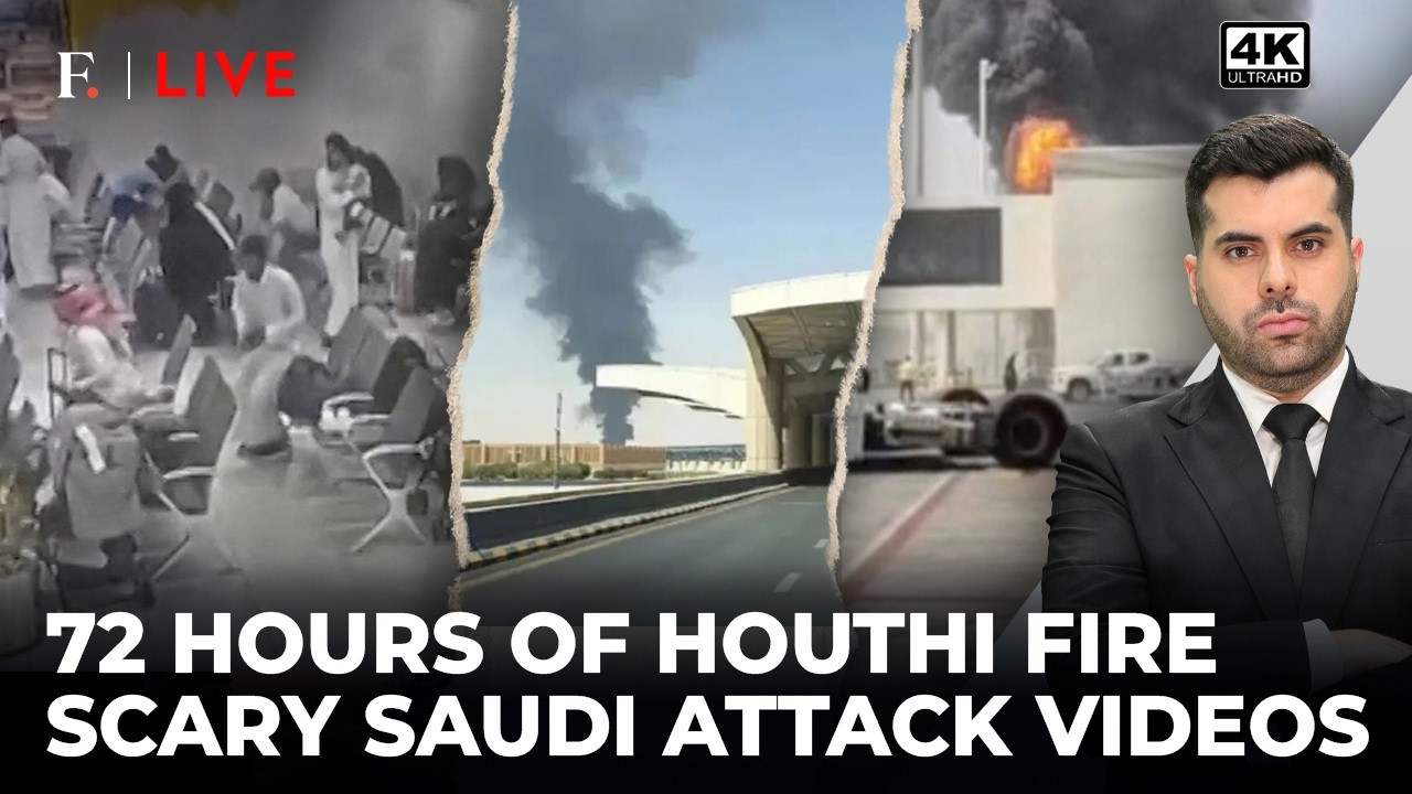 Smoke, Blasts, Destruction: New Footage of Houthi Attacks on Saudi Airports | Firstpost Live | 4K