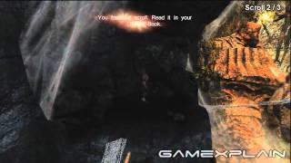 Castlevania Lords of Shadow - Underground Caves (Light Gems, Scrolls--Chapter 2)