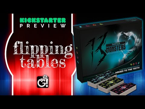 13 Monsters: Armed to the Teeth Board Game Preview