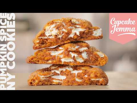 Pumpkin Spice New York Cookie Recipe | Cupcake Jemma
