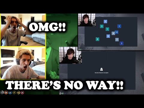xQc reacts to Sykkuno successfully doing the 10 Tiles VAR HACK in Casino Heist
