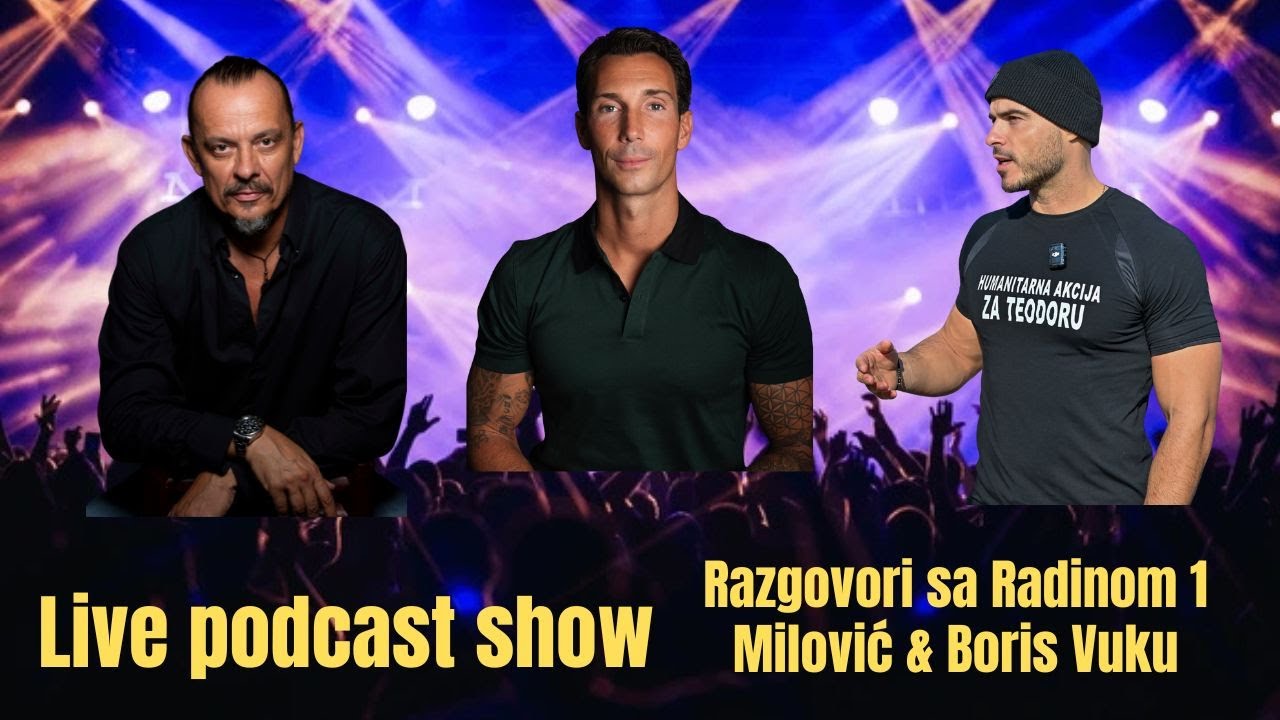 Razgovori sa Radinom 1 - BORIS VUKU I NEMANJA MILOVIĆ - Live Podcast Show