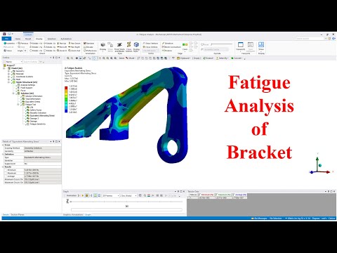 Fatigue Analysis of Bracket using ANSYS