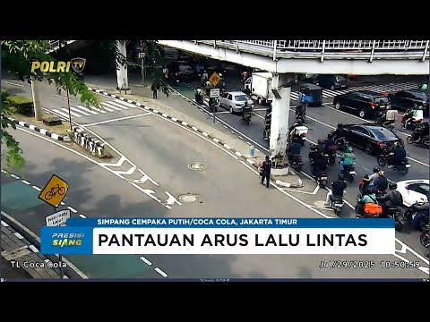 NTMC POLRI - PANTAUAN ARUS LALU LINTAS SIANG 28/07/2025