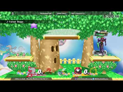 GiG- Monthly Mashers 4- Smash 4- GRAND FINALS- Snickeldorf (Mr.G&W) VS AEC|Pyreeze (Samus)