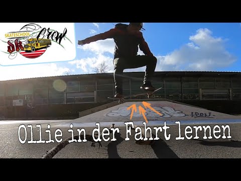 Ollie in der Fahrt lernen #skateschoolaachen