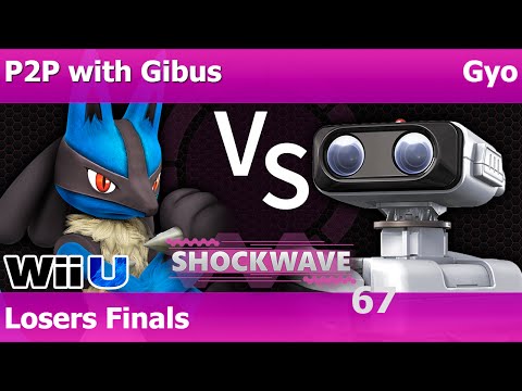SW 67 Smash 4 - P2P with Gibus (Lucario, Greninja) vs Gyo (ROB) - Losers Finals