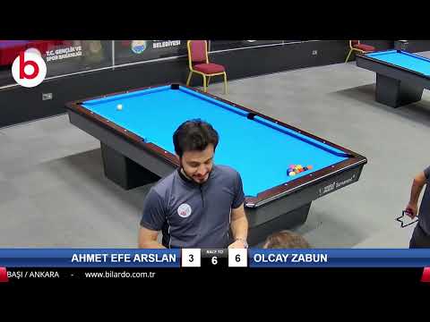 AHMET EFE ARSLAN & OLCAY  ZABUN Bilardo Maçı - 