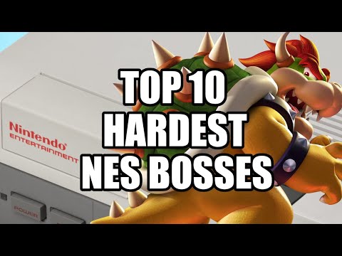 NES HARD - The Top 10 Hardest Bosses on The NES