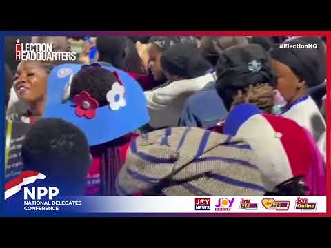 NPP National Delegates Conference: Voting is still underway for the women's organiser--massive crowd