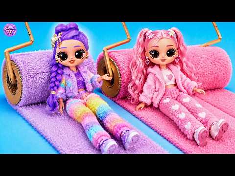 K-Pop Demon Hunters Doll House Makeover! 18 Fashion DIYs for Dolls