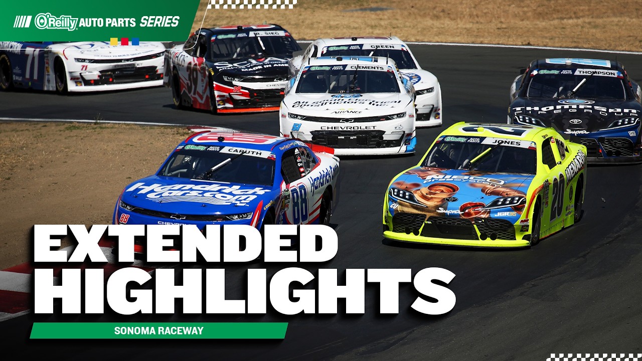 NASCAR O'Reilly Auto Parts Series Highlights at Sonoma Raceway