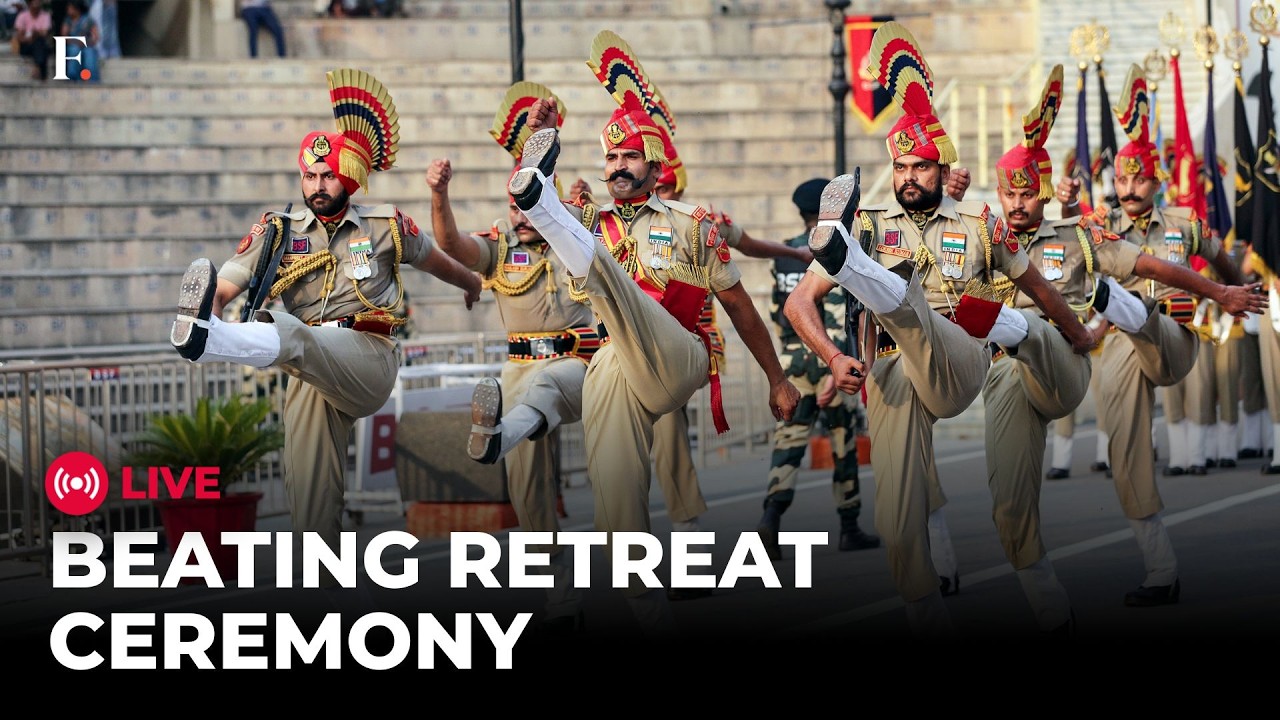 Beating Retreat LIVE: India's Historic Freedom Day Showcase | Attari-Wagah Border
