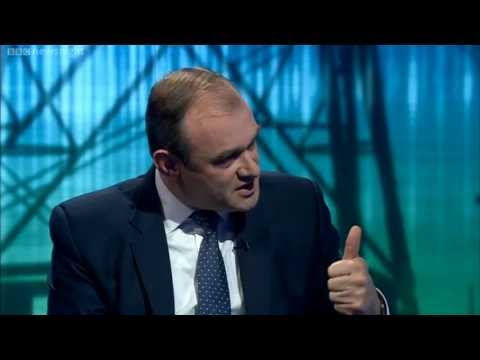 NEWSNIGHT: Ed Davey and Jeremy Paxman on wearing jumpers at home