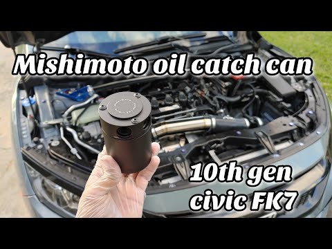 Mishimoto oil catch can install on my 10th gen civic sport hatchback FK7