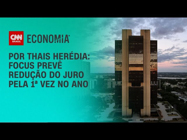 Análise: Focus prevê redução do juro pela 1ª vez no ano | CNN PRIME TIME